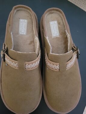 Blowfish Malibu Brown Monday Slip-On Mules-Size 10- NWOT!